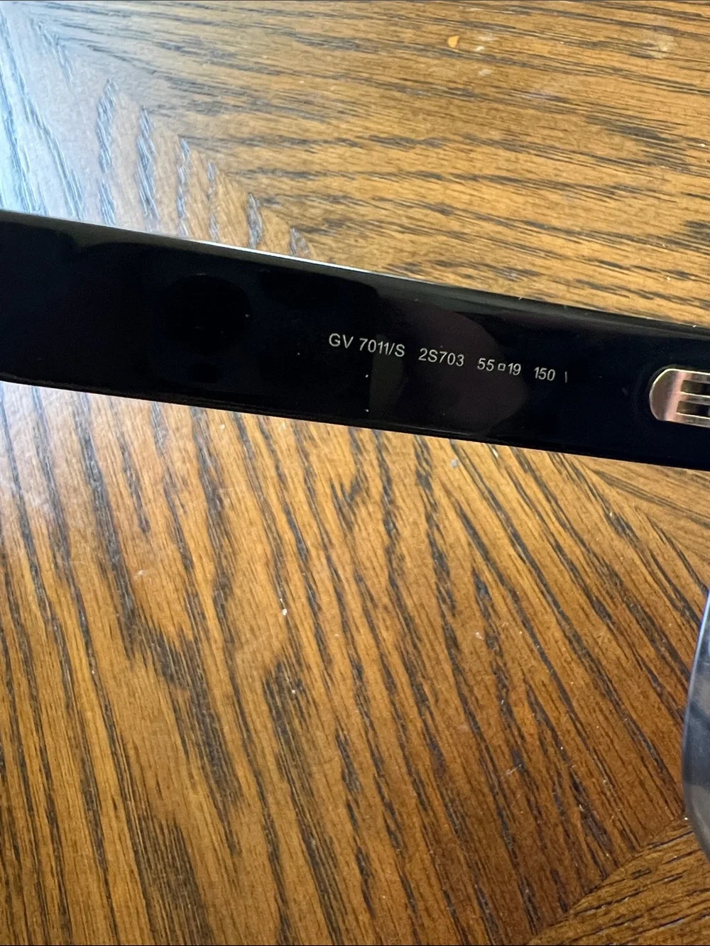Givenchy Black Sunglasses with Logo Accent with case and microfiber cloth